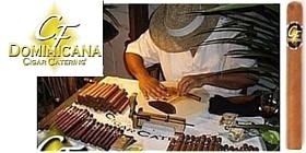 Cigar roller at Palm Beach wedding